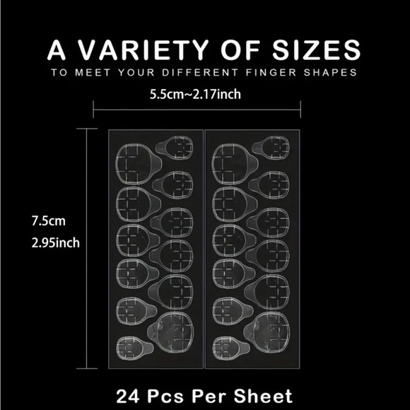 Press-On Nails with Epic Nail Art (Nail Glue Included!) - Picture 8 of 9